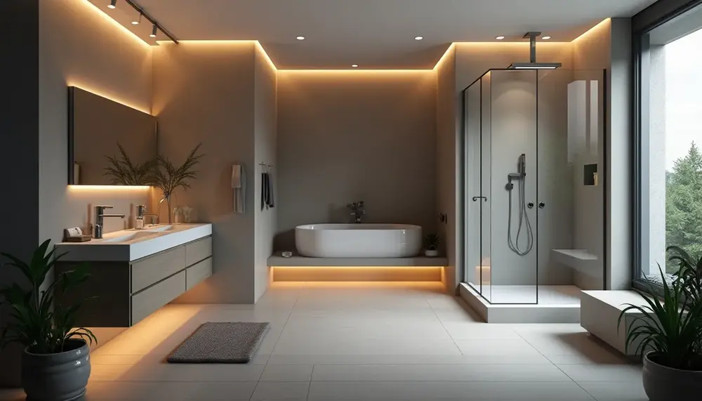 LED Streifen Dusche: Wasserdichte Lösungen für stylische Badbeleuchtung